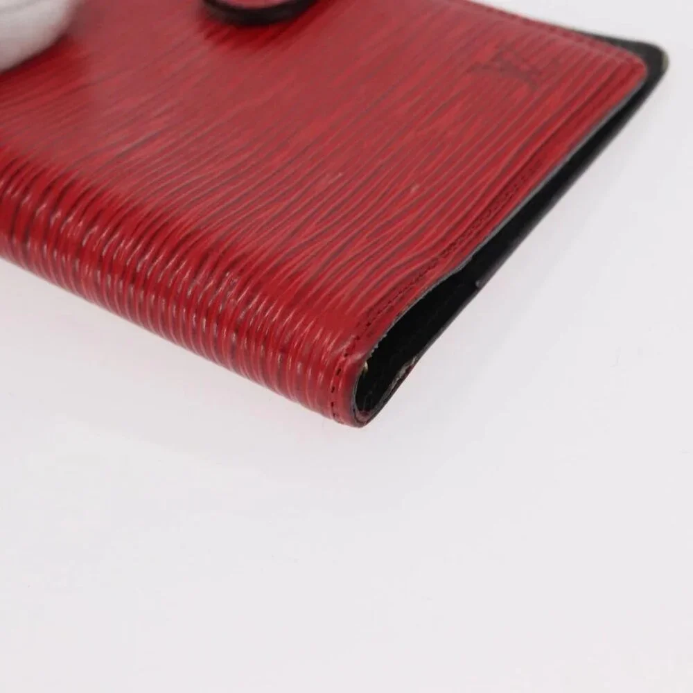 LOUIS VUITTON Epi Agenda PM Day Planner Cover Red
